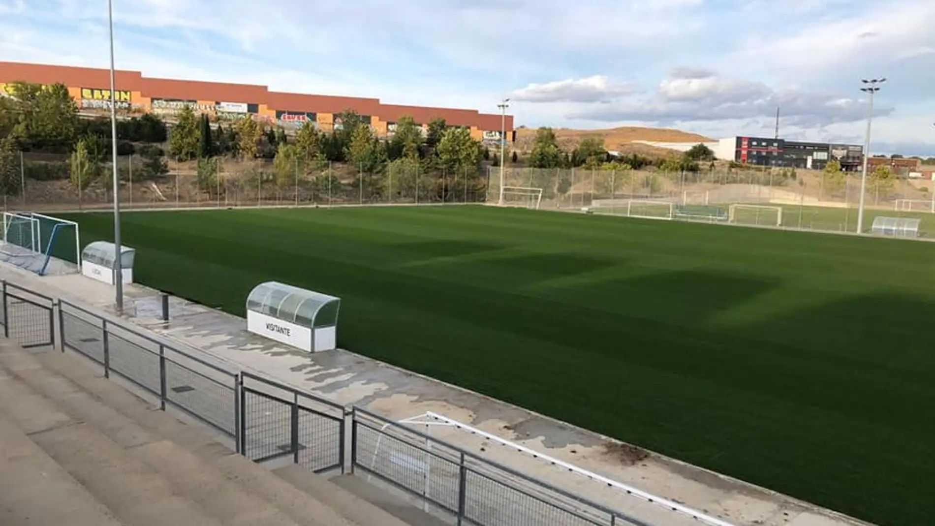Campo de fútbol de la localidad vallisoletana de Zaratán