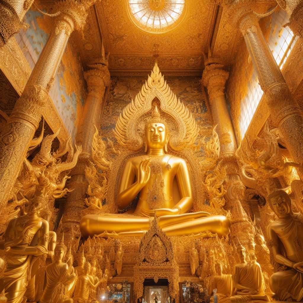 extremely bright indoor close-up view of Thailand Buddhist golden temple  _623bf172-c236-40f3-...jpg