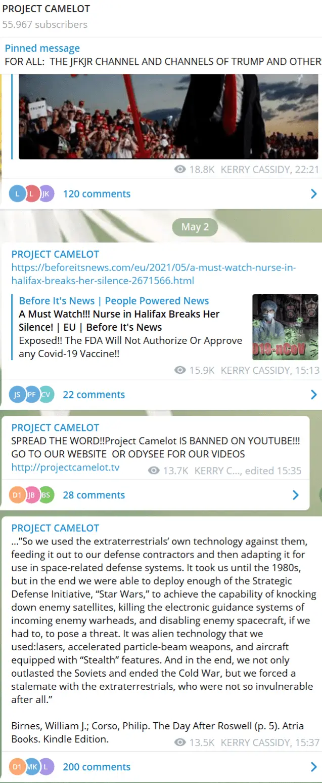 PROJECT CAMELOT [TELEGRAM] - NURSE IN HALIFAX BREAKS HER SILENCE + BANNED IN YOUTUBE [AFTER MI...png