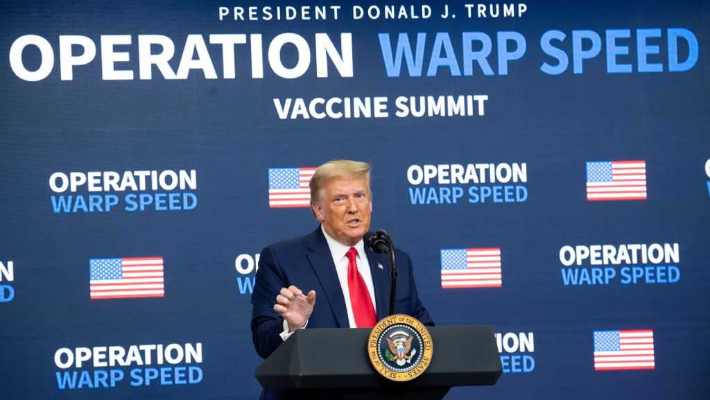 President Trump takes vaccine victory lap, boosting shots confidence