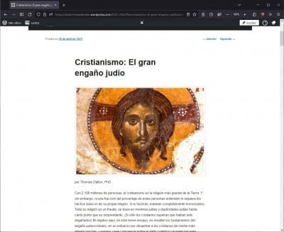 Cristianismo el gran engaño (Narrativa masónica para un Genocidio Cultural Cristiano) (enero 2...JPG