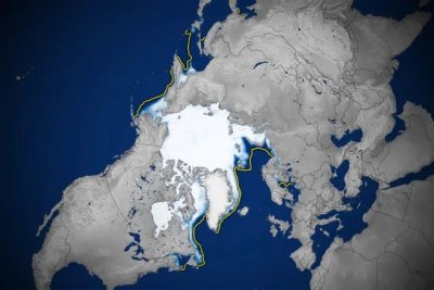 Deshielo del Océano Ártico: la NASA calcula que en el invierno de 2023 el hielo marino estará por debajo de la media.