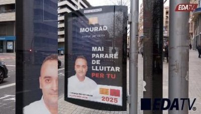 Las redes estallan contra el candidato marroquí de Lleida que se presenta junto la bandera de Marruecos para las elecciones