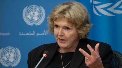 la relatora especial de la ONU sobre la situación de los defensores de los derechos humanos, Mary Lawlor