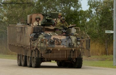 ASLAV fitted with new bar armour | A Military Photos & Video Website