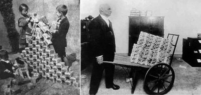 Children playing with stacks of hyperinflated currency during the Weimar Republic, 1922 (1).jpg
