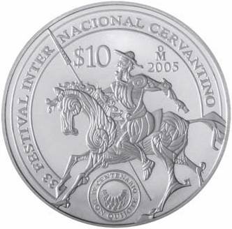 Mexico 10 $ 2005 Cervantes.jpg
