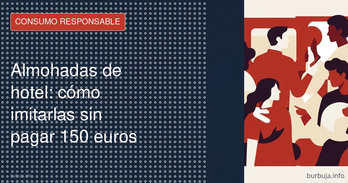 Almohadas de hotel: cómo imitarlas sin pagar 150 euros
