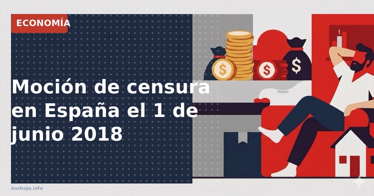 Análisis de la moción de censura de junio de 2018: cómo la fragmentación política redefine el poder en España