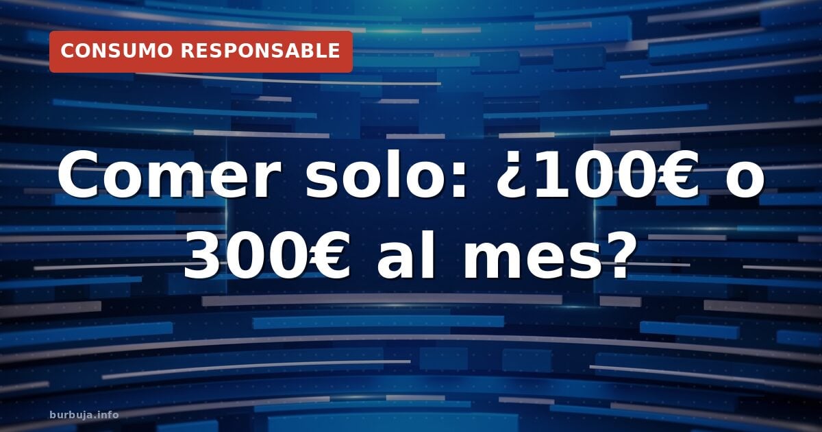 La cifra real de la cesta de la compra en solitario