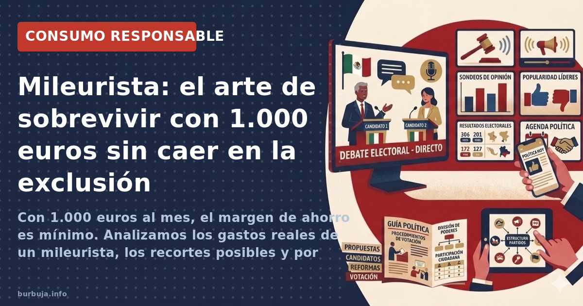 Con 120€ al mes de comida y 350€ de alquiler, un mileurista apenas sobrevive. El análisis de unos gastos que dejan cero ahorr