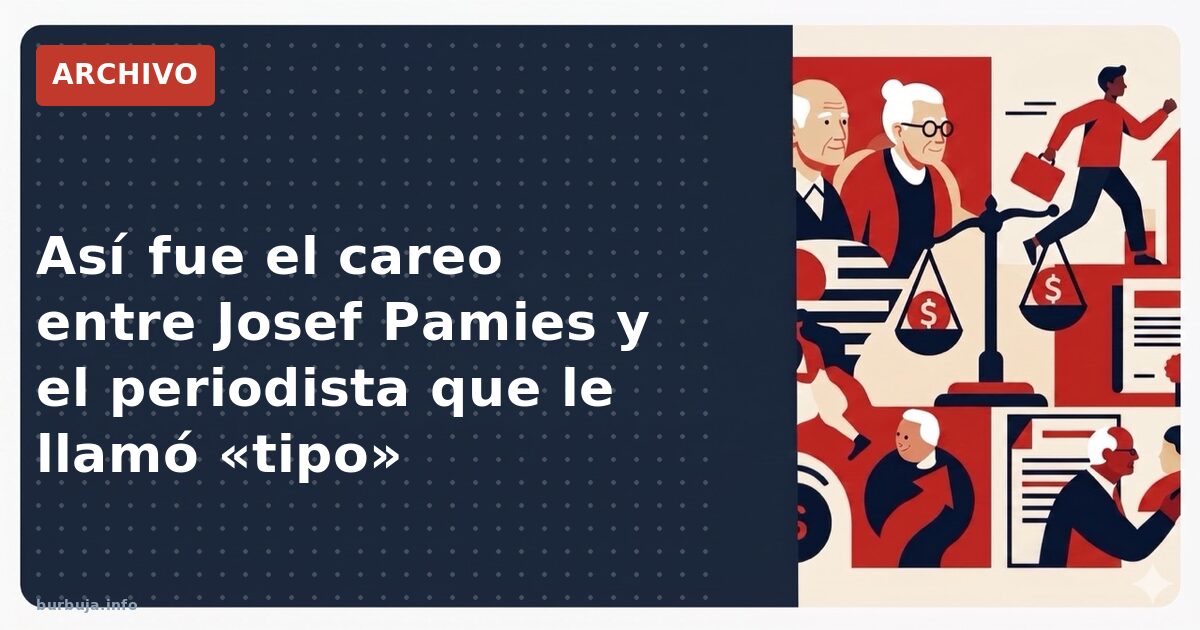 ¿Por qué este periodista perdió los papeles con Pamies?