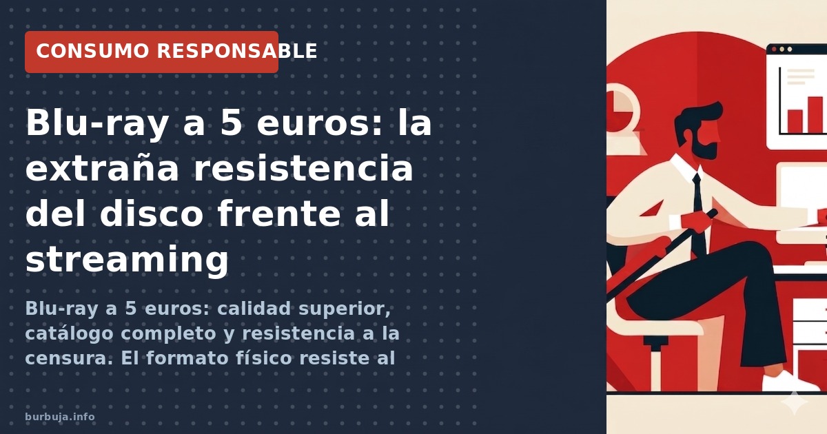 Blu-ray a 5 euros: calidad superior, catálogo completo y resistencia a la censura. El formato físico resiste al streaming por