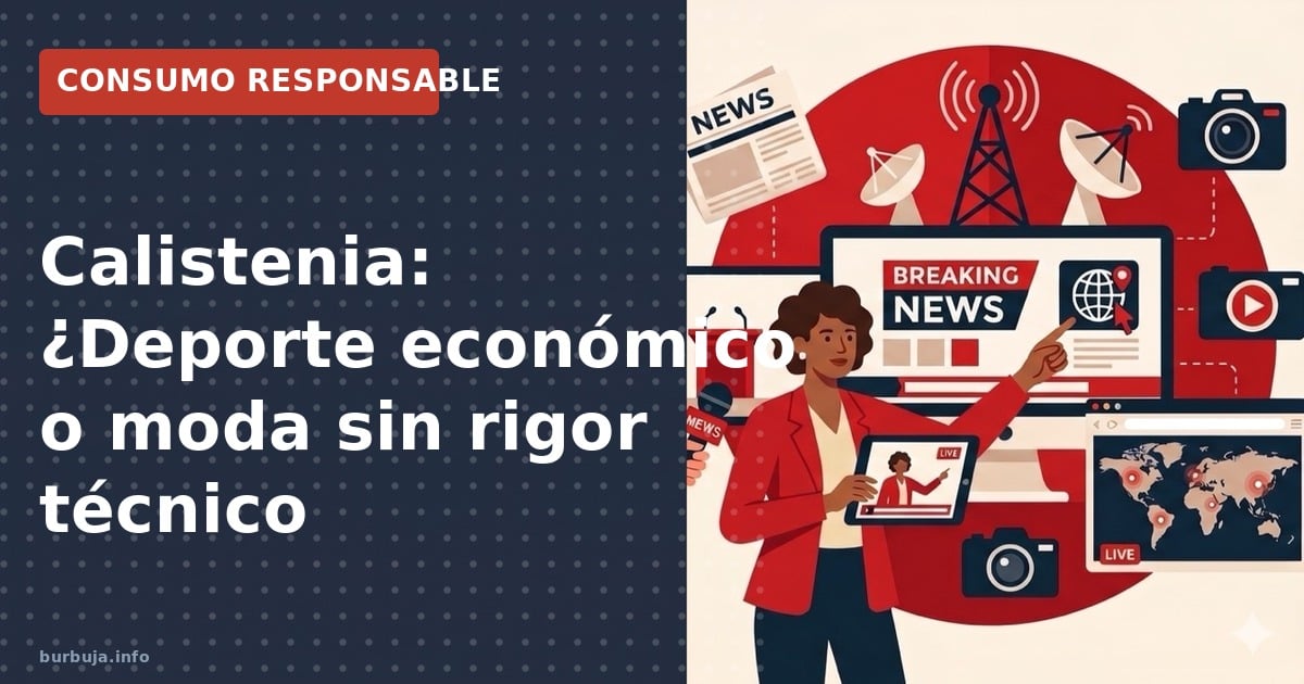 Análisis de la calistenia: ¿Deporte económico o moda sin rigor técnico? Se evalúan progresión, lesiones y volumen.