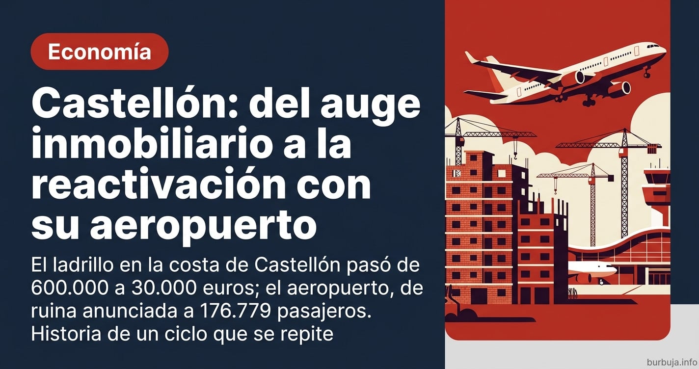 De pisos a 600.000€ a aeropuertos vacíos y luego grúas: la costa de Castellón revive su burbuja. Datos, cifras y escepticismo