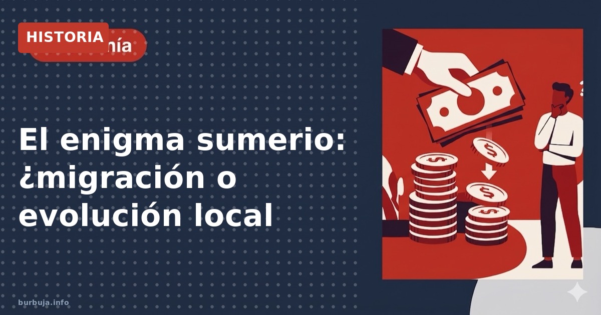 Investigación sobre el origen sumerio: ¿Migraron o evolucionaron localmente? Análisis de las hipótesis lingüísticas y arqueol