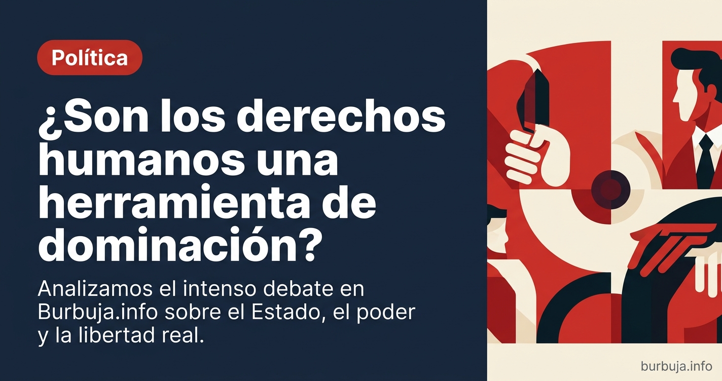 Son los derechos humanos una herramienta de dominación? Analizamos el intenso debate en Burbuja.info sobre el Estado, el pode