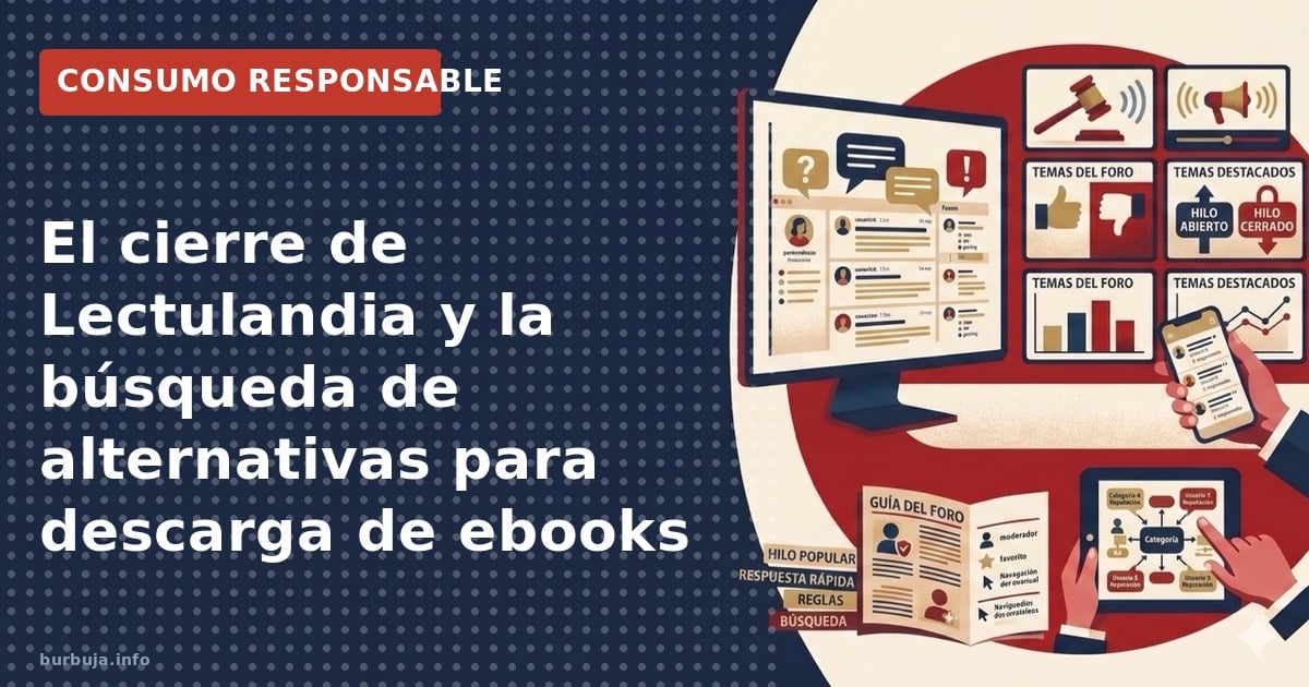 El cierre de Lectulandia y la búsqueda de alternativas para descarga de ebooks