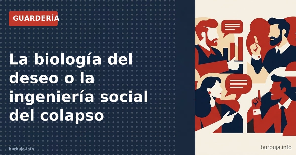 Análisis biológico y social del deseo humano. ¿Es el 'ligar mata' un instinto animal o una estrategia de ingeniería social?