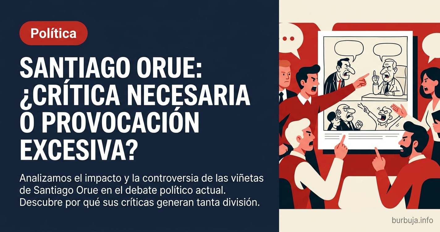 Santiago Orúe: ¿cuánto le queda al dibujante más incómodo?