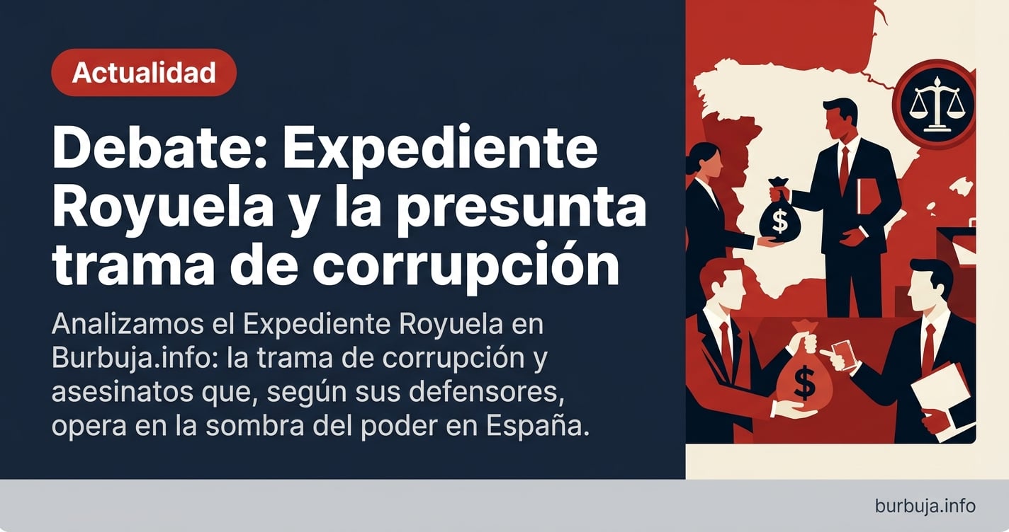 Analizamos el Expediente Royuela en Burbuja.info: la trama de corrupción y asesinatos que, según sus defensores, opera en la 
