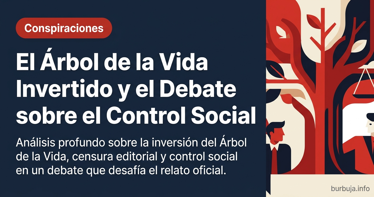 Análisis profundo sobre la inversión del Arbol de la Vida, censura editorial y control social en un debate que desafía el rel