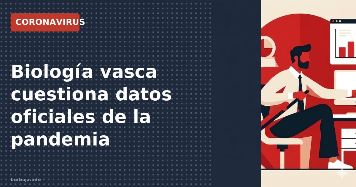 Biología vasca pone en tela de juicio la gestión de la COVID-19. Analizamos los datos sobre PCR, mascarillas y políticas gube