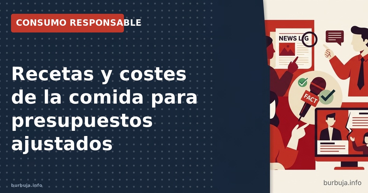 Análisis de recetas y costes de comida para presupuestos ajustados. Descubre cómo se optimizan los recursos alimentarios.