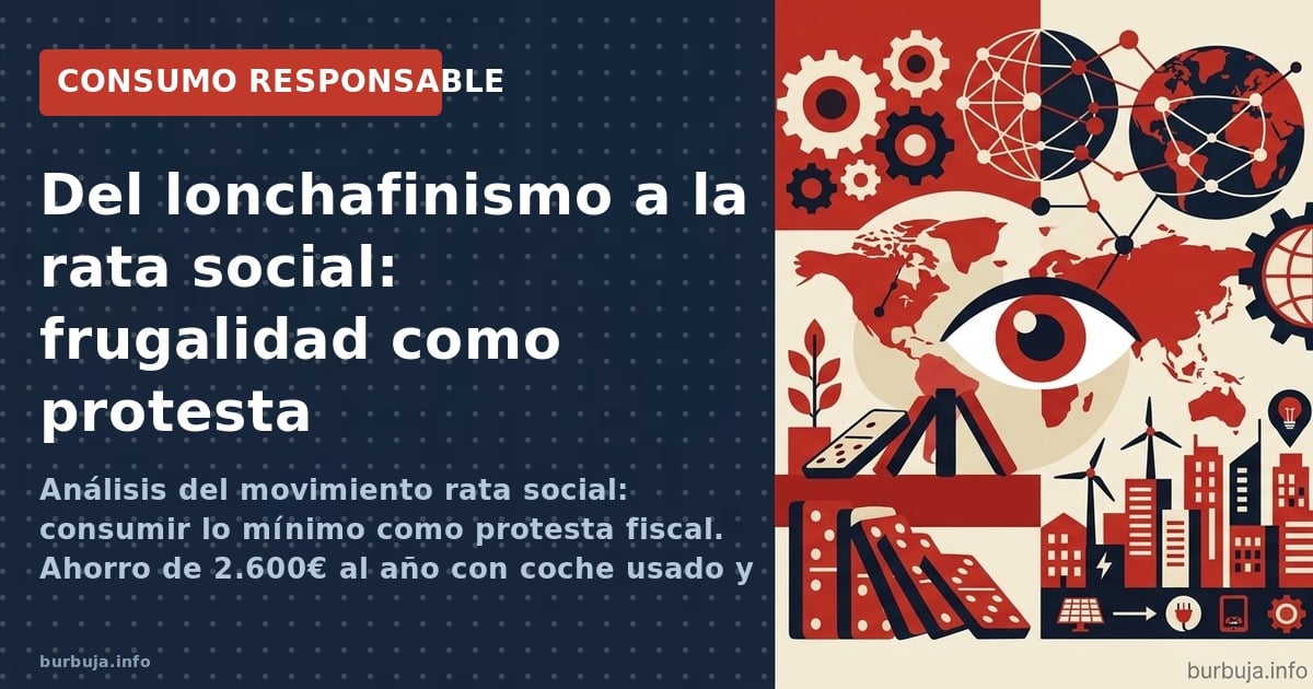El ʻrata socialʼ: consumir lo mínimo como protesta fiscal. Cálculos de ahorro en coche, subidas de IVA y el debate entre elec