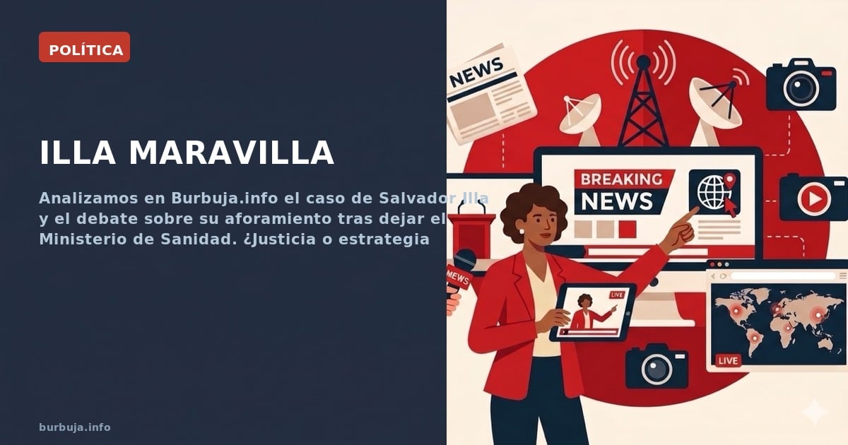 Analizamos en Burbuja.info el caso de Salvador Illa y el debate sobre su aforamiento tras dejar el Ministerio de Sanidad. ¿Ju