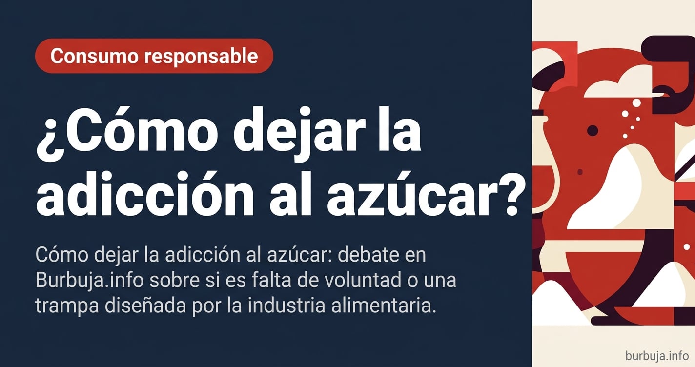 Analizamos en el foro cómo dejar la adicción al azúcar: ¿disciplina, biología o un engaño de la industria alimentaria? Debate