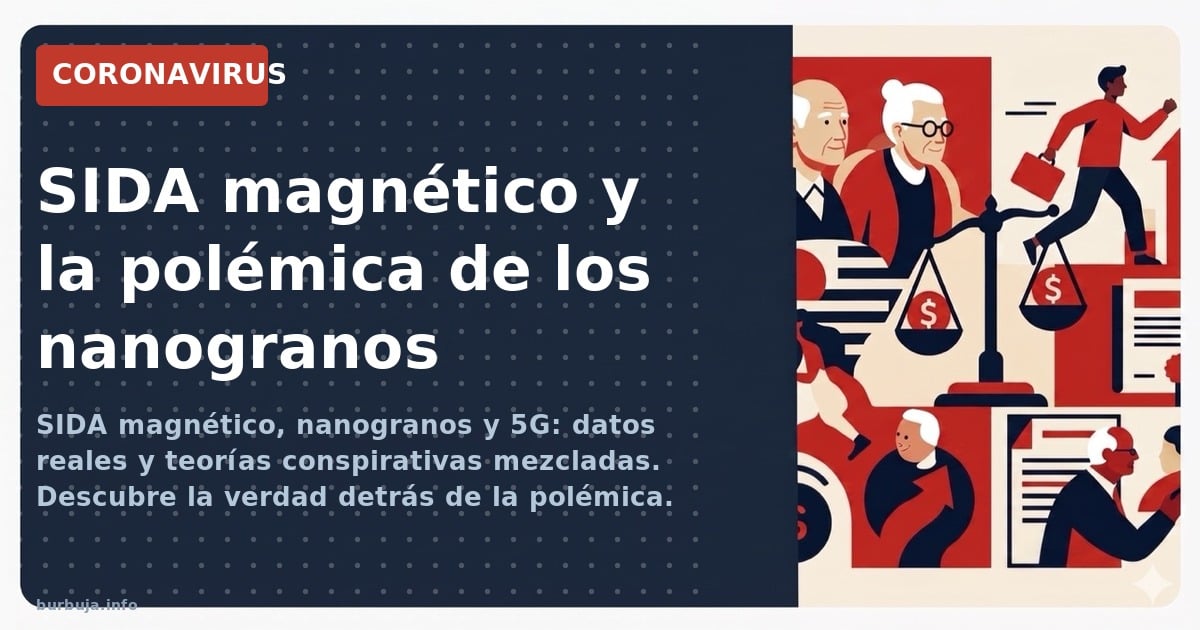 SIDA magnético, nanogranos y 5G: datos reales y teorías conspirativas mezcladas. Descubre la verdad detrás de la polémica.