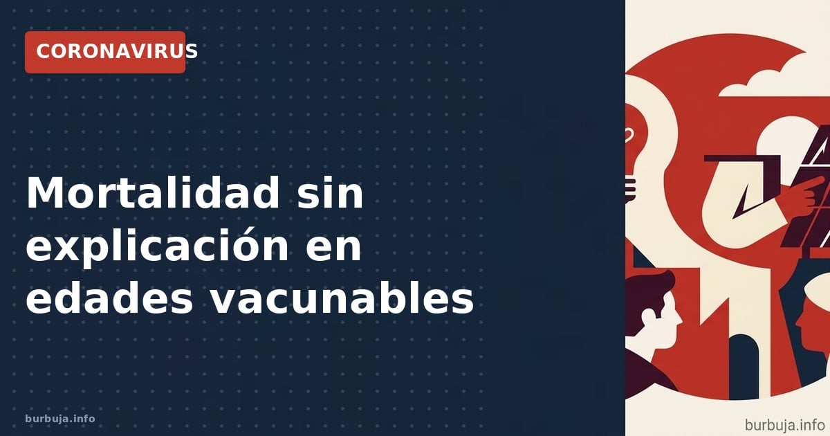 Análisis de los fallecimientos sin causa aparente en edades vacunables y la falta de transparencia en los reportes oficiales.