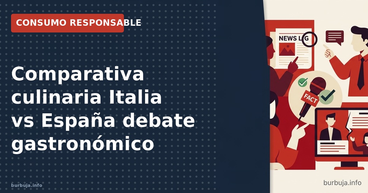 Análisis de la disputa culinaria: ¿Qué tiene de verdad la cocina italiana frente a la española? Se desglosan los argumentos d