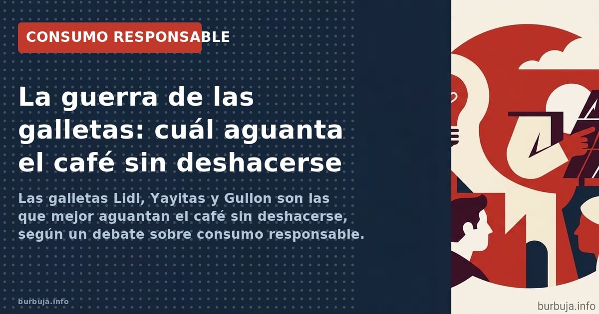 Test de resistencia al café: Cuétara, Hacendado, Lidl y Aldi cara a cara. ¿Cuál aguanta el chapuzón? Alternativas artesanas y