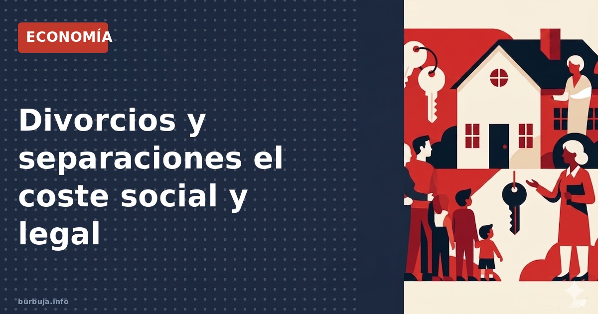 Análisis de las causas y costes económicos del aumento de divorcios y separaciones en la sociedad actual
