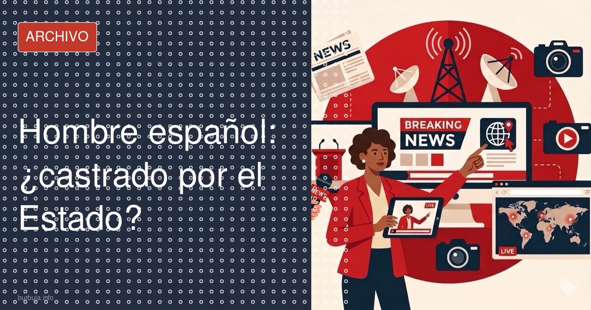 Hombre español: ¿castrado por el Estado?