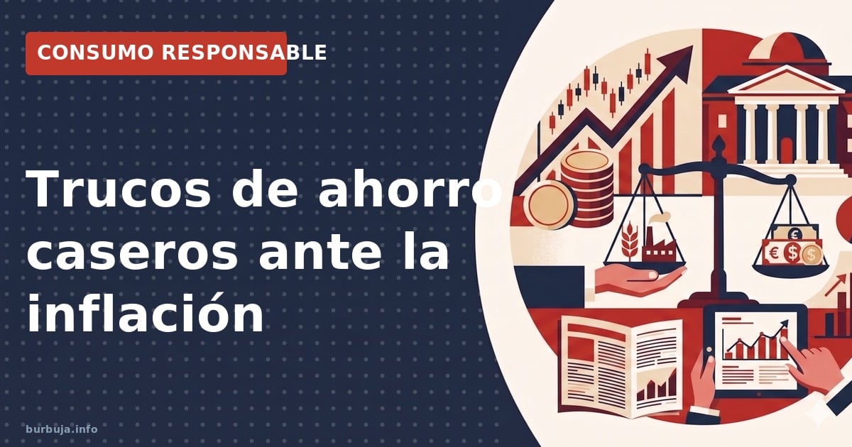 Análisis de trucos de ahorro caseros y tácticas de consumo responsable ante la inflación.