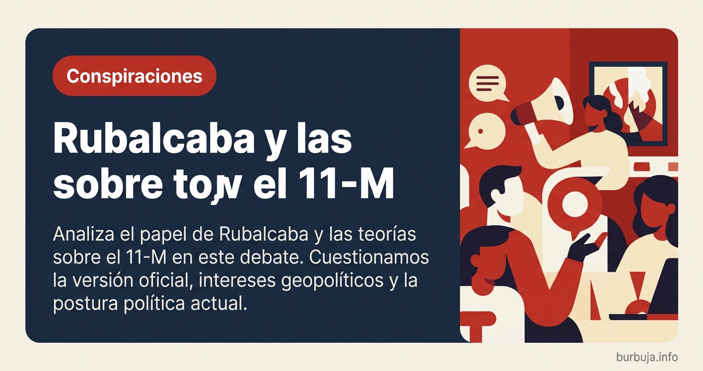 11-M: la sombra de Rubalcaba y el relato que nadie cierra