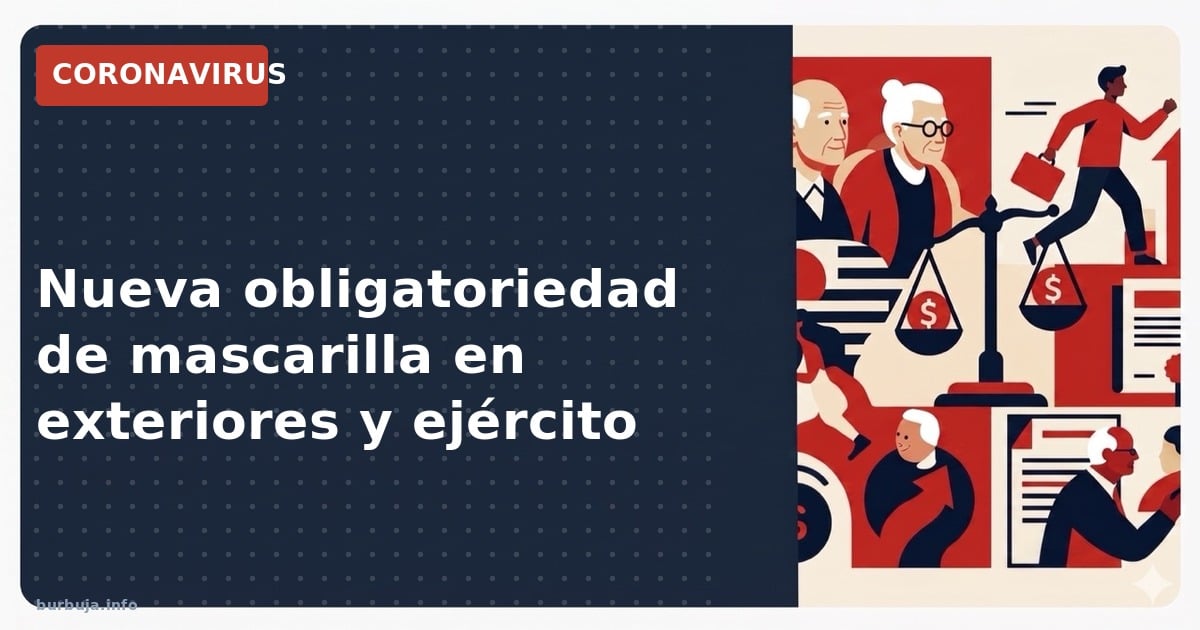 Nueva mascarilla obligatoria en exteriores y uso del ejército en vacunas. Analizamos la reacción ciudadana ante el último dec