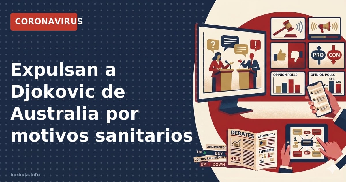 Expulsan a Djokovic de Australia por motivos sanitarios: análisis de la tensión entre ley, política y libertad deportiva