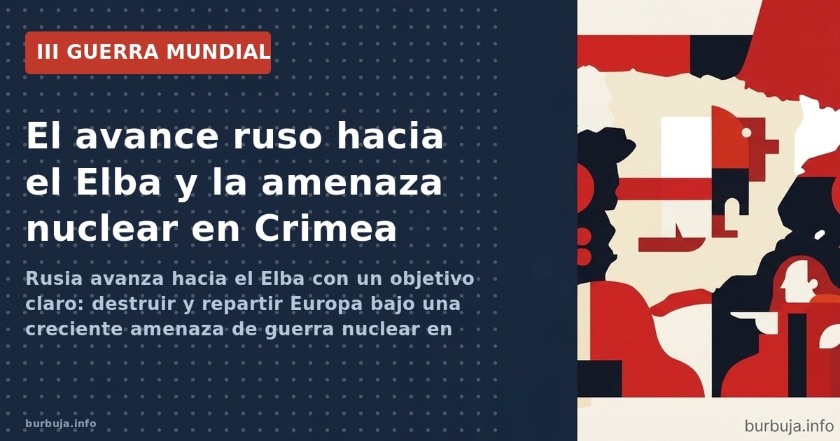 Rusia avanza hacia el Elba con un objetivo claro: destruir y repartir Europa bajo una creciente amenaza de guerra nuclear en 