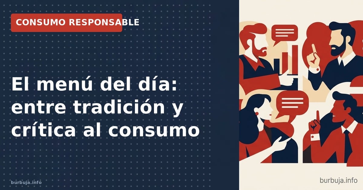 El menú del día: ¿salvaguarda de la economía o riesgo sanitario? Analizamos el coste real y las prácticas de los bares tradic