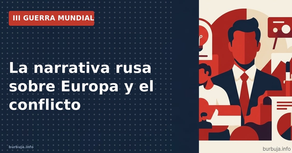 La narrativa rusa sobre Europa y el conflicto