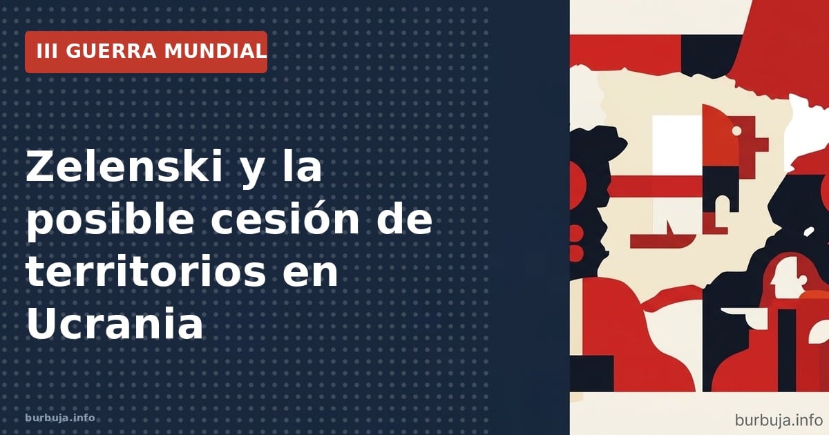 Análisis de la posible cesión de territorios por Ucrania y Zelenski en el contexto del conflicto.