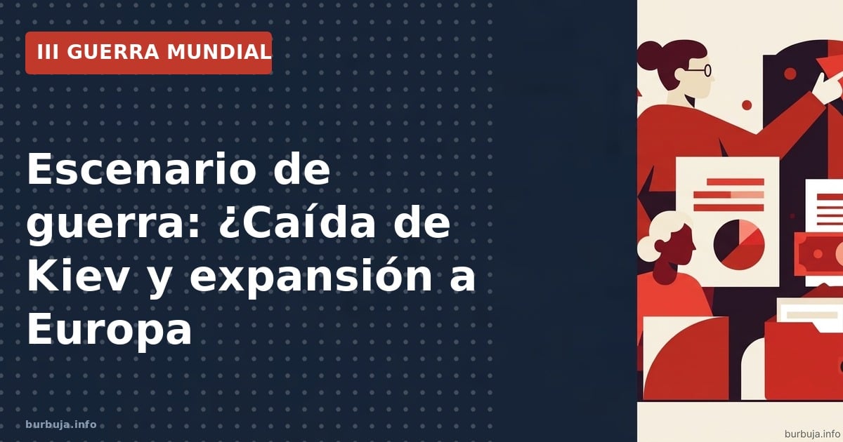 Análisis de la narrativa sobre la caída de Kiev y la expansión militar hacia Europa, contrastando proyecciones rápidas con li