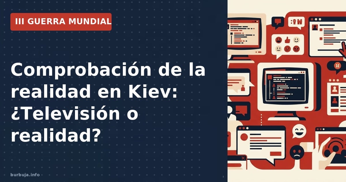 Análisis de la cobertura mediática en Kiev: ¿Realidad o puesta en escena? Se contrastan cifras de refugiados y reportajes tel