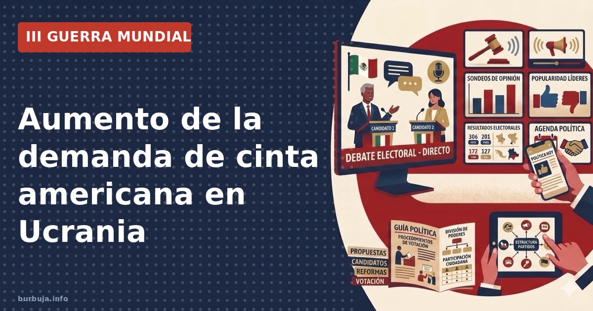Análisis de la disparada venta de cinta americana en Ucrania y su significado en el conflicto