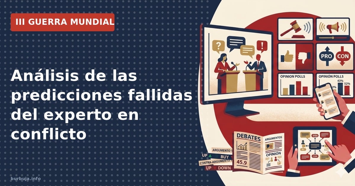 Análisis de las predicciones fallidas del experto en conflicto