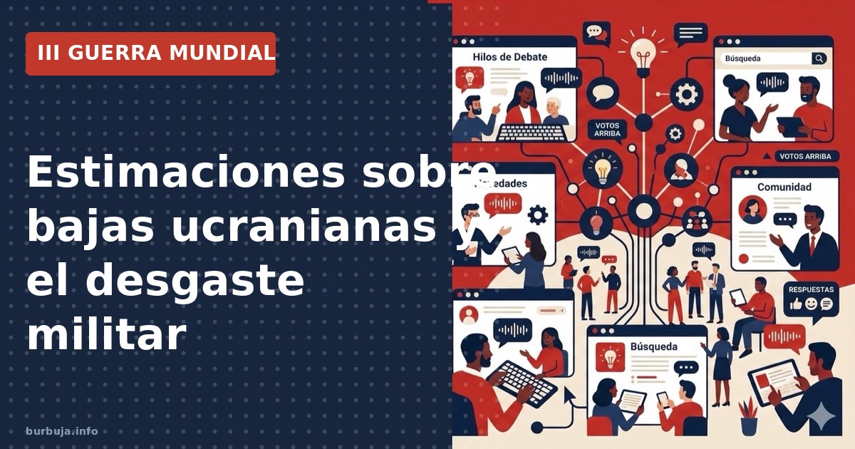 Análisis de las estimaciones de bajas en Ucrania y el impacto del desgaste militar en el conflicto